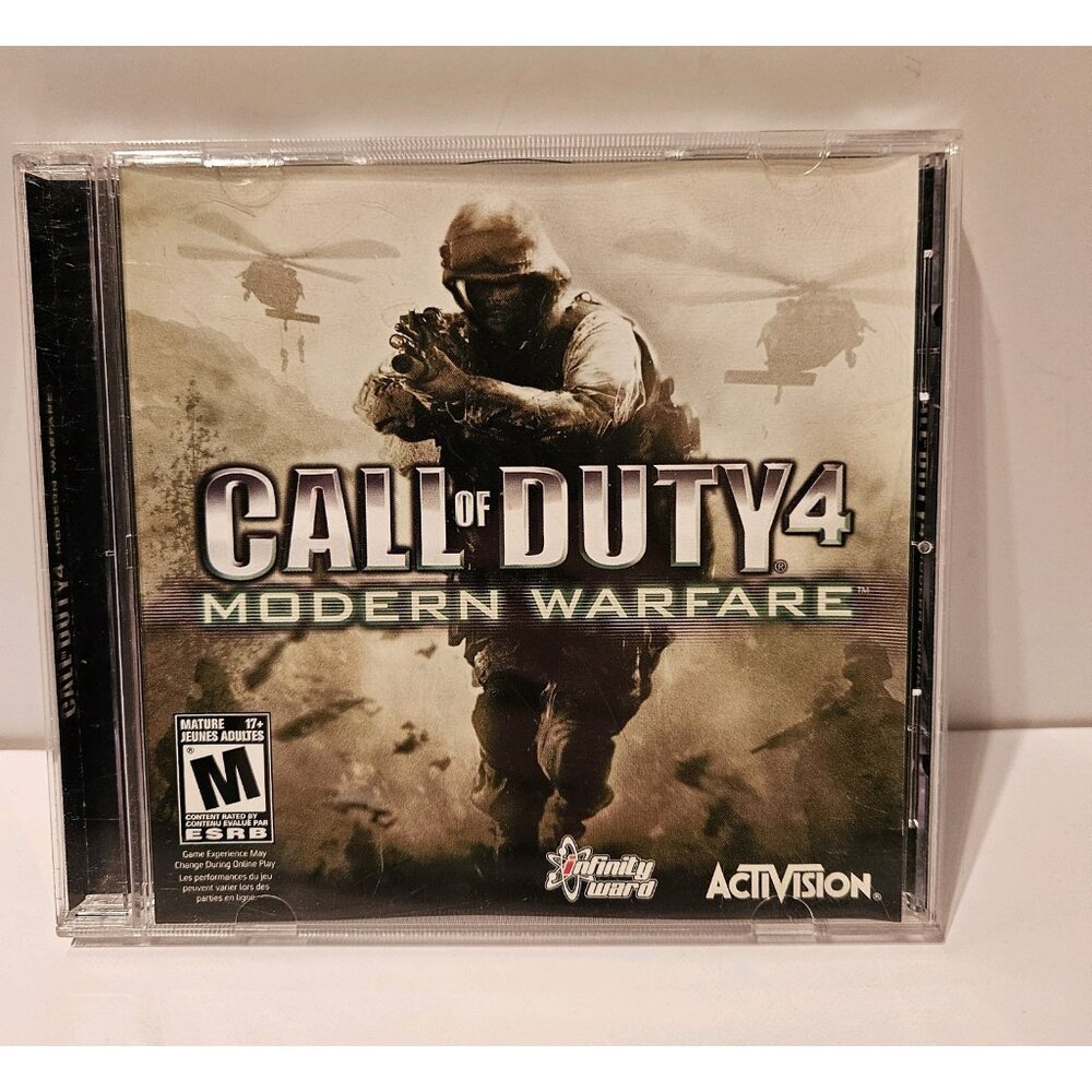 Call of Duty 4: Modern Warfare (Windows PC CD, 2007) With Working Key